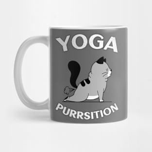 yoga cat Mug